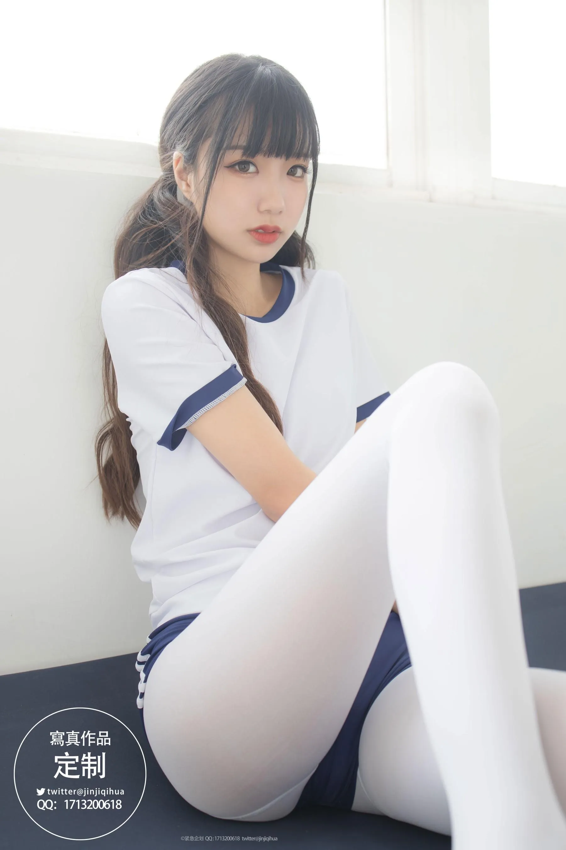 紧急企划 – NO.04 一只喵喵梓 白丝体操服 [70P]插图9